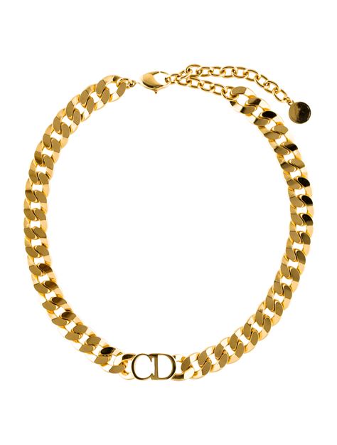 christian dior cd choker.